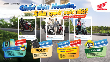 Honda Việt Nam tri ân khách hàng với ưu đãi khủng chào hè