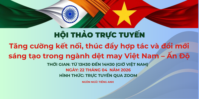 Cơ hội hợp tác trong ngành dệt may Việt Nam - Ấn Độ