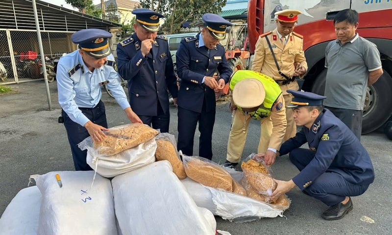 Hà Tĩnh: Phát hiện 300kg ruốc bông có mùi lạ trên đường đi tiêu thụ