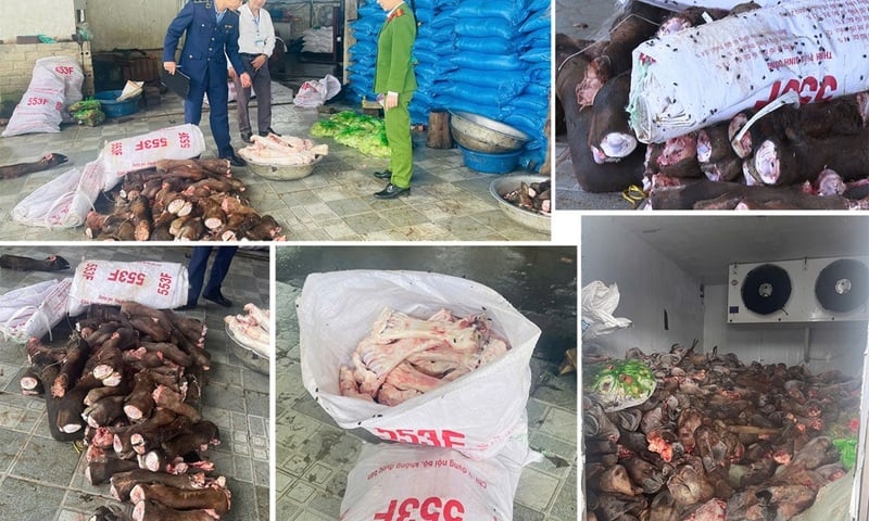 Thanh Hóa: Phát hiện, thu giữ gần 6 tấn thực phẩm không rõ nguồn gốc