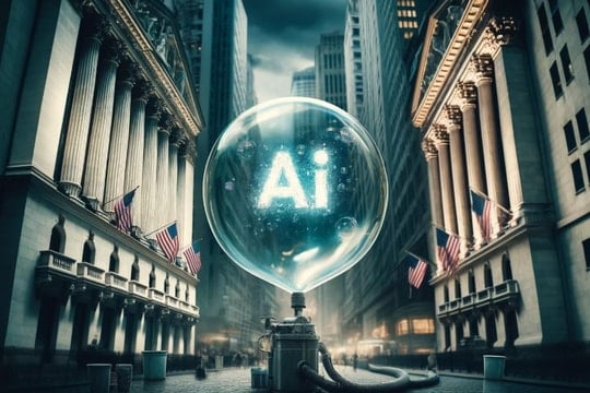 Nỗi lo “bong bóng AI” bao trùm Phố Wall