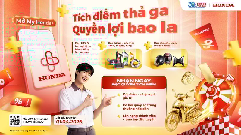Honda Việt Nam ra mắt chương trình khách hàng thân thiết trên My Honda+