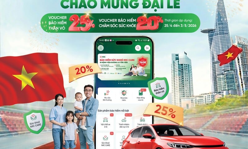Bảo hiểm Quân đội ưu đãi đến 25% trên App: Bảo vệ 'kép' sức khỏe