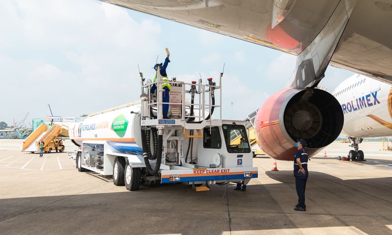 Petrolimex Aviation đảm bảo nguồn cung Jet A-1 giữa biến động thị trường