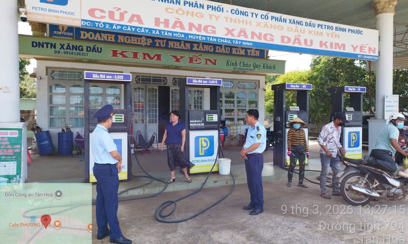 Tây Ninh: Nguồn cung xăng dầu ổn định, duy trì kiểm tra 24/7