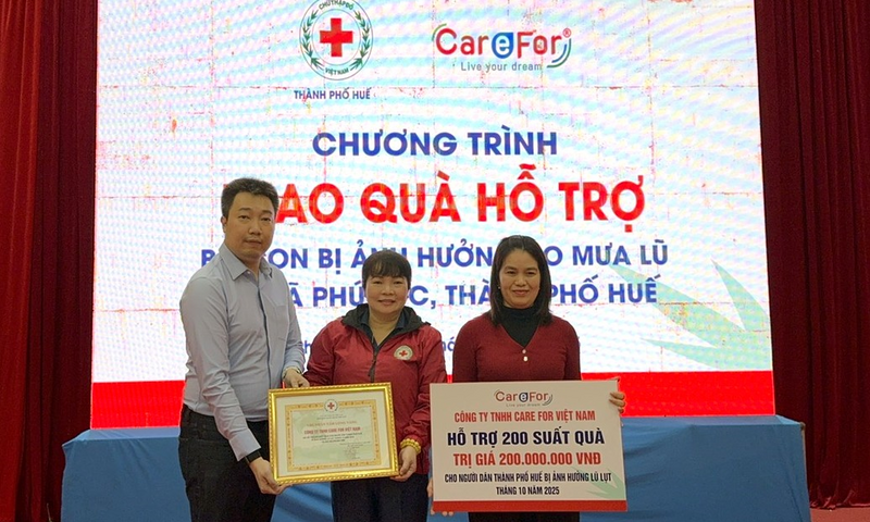 Care For Việt Nam lan tỏa tinh thần sẻ chia giữa mùa bão lũ