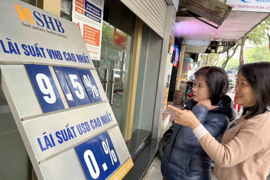 Lãi suất ngân hàng hôm nay 22/2: Cao nhất lên tới 9%/năm