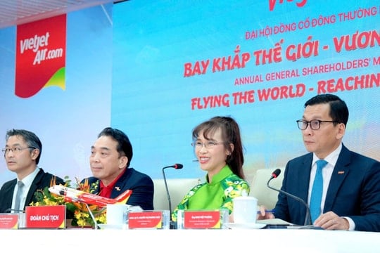 Đại hội đồng cổ đông Vietjet 2026: Chia cổ tức 30%, tiếp tục mở rộng mạng bay quốc tế