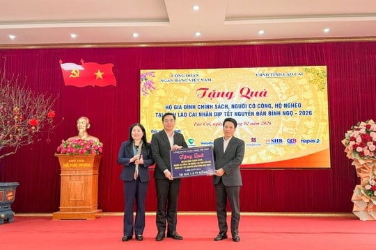 Công đoàn Ngân hàng Việt Nam chung tay mang Tết ấm đến đồng bào vùng cao