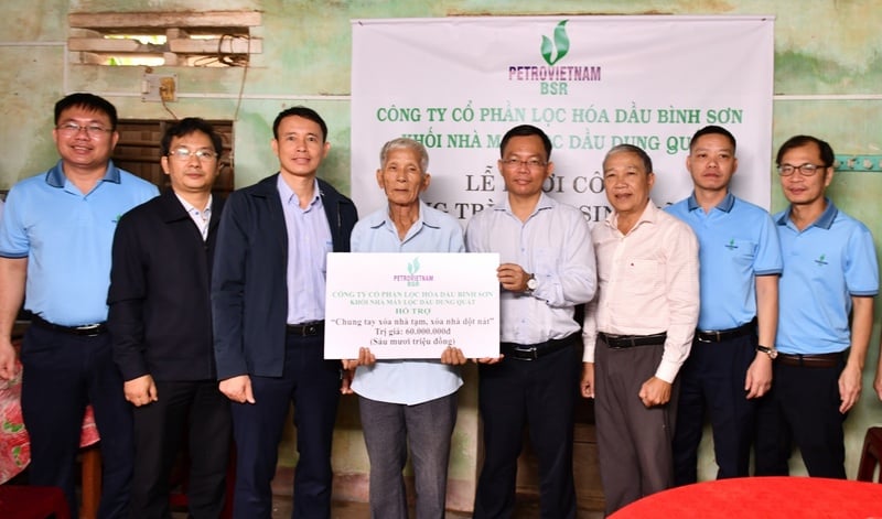 BSR chung tay xây dựng mái ấm cho hộ gia đình khó khăn tại Quảng Ngãi