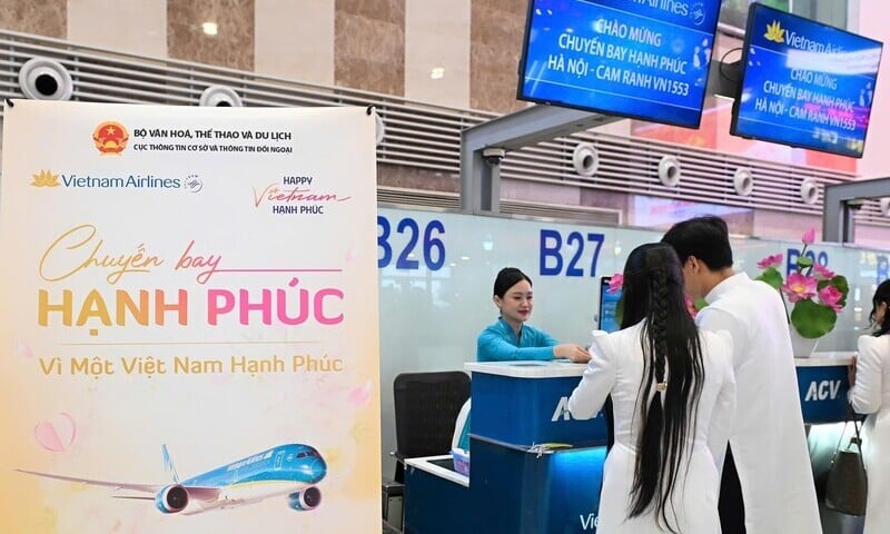 Vietnam Airlines lan tỏa thông điệp “Việt Nam hạnh phúc” từ bầu trời