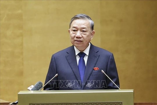 Phát biểu của Tổng Bí thư Tô Lâm tại Quốc hội về dự thảo Văn kiện Đại hội XIV của Đảng