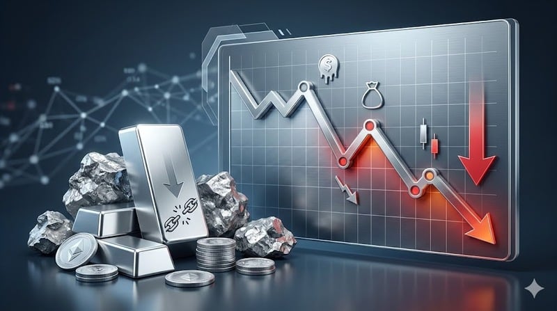 Giá bạc hôm nay 4/3/2026: Bạc lao dốc