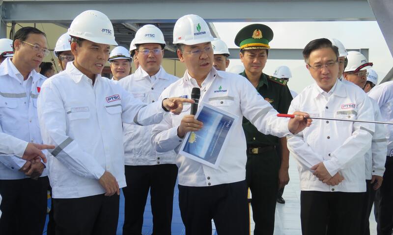 Petrovietnam khánh thành, gắn biển các công trình dầu khí trọng điểm