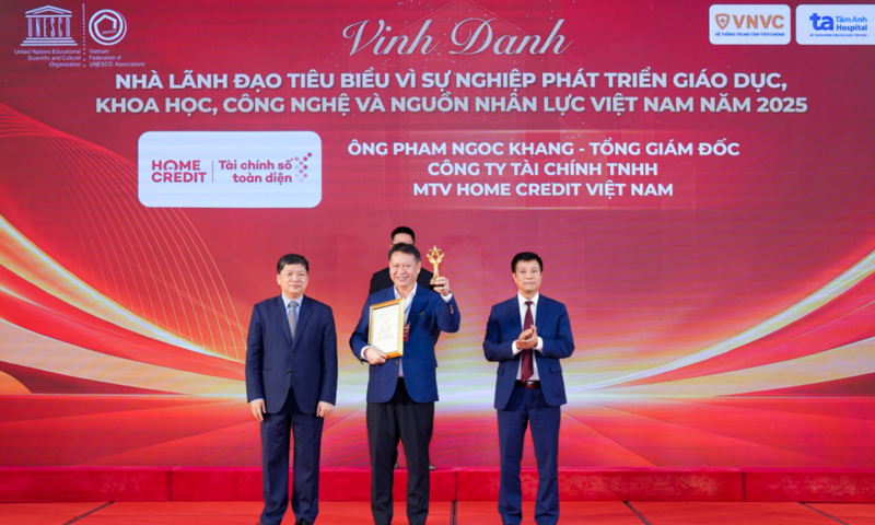 Home Credit vào Top 10 đơn vị tiêu biểu do Liên hiệp các Hội UNESCO trao tặng