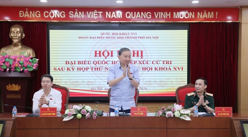 Tổng Bí thư, Chủ tịch nước Tô Lâm tiếp xúc cử tri thành phố Hà Nội