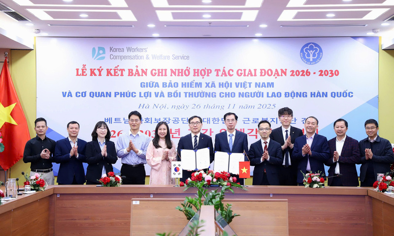 Việt Nam - Hàn Quốc: Hợp tác chuyển đổi số lĩnh vực bảo hiểm xã hội