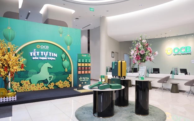 OCB triển khai chương trình Tết 2026 nhiều ưu đãi dành tặng khách hàng