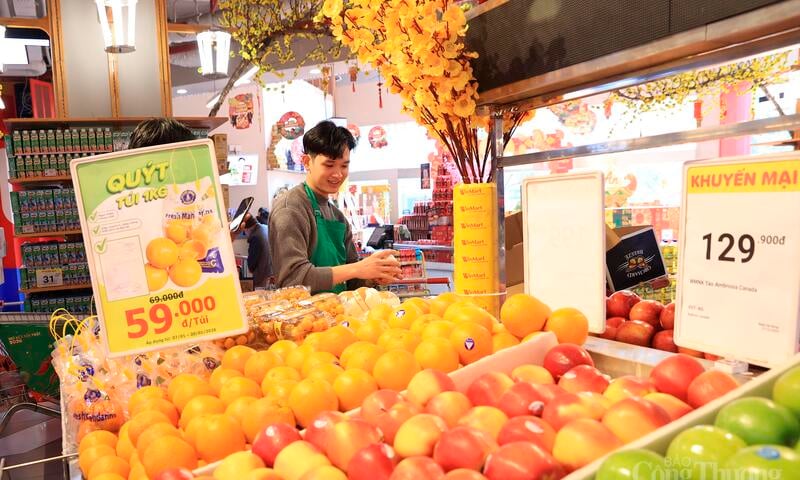 Doanh nghiệp bán lẻ chủ động dự trữ hàng hóa Tết