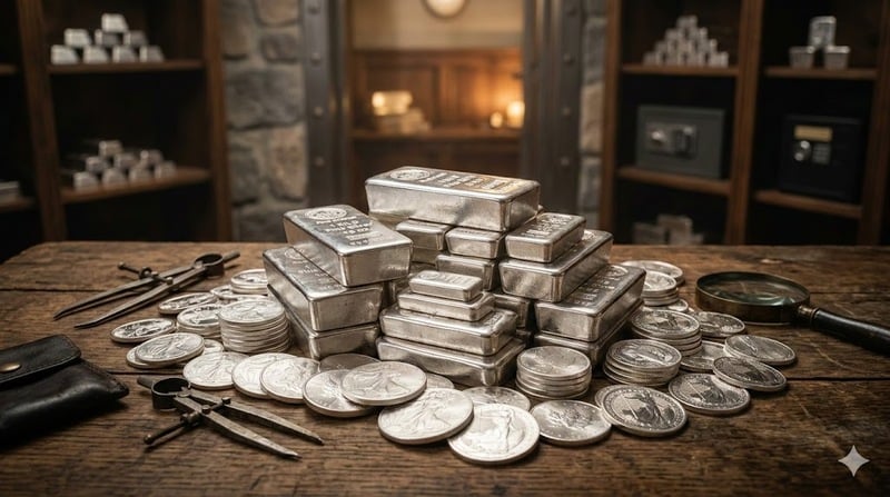 Giá bạc hôm nay 17/3/2026: Tiếp đà giảm