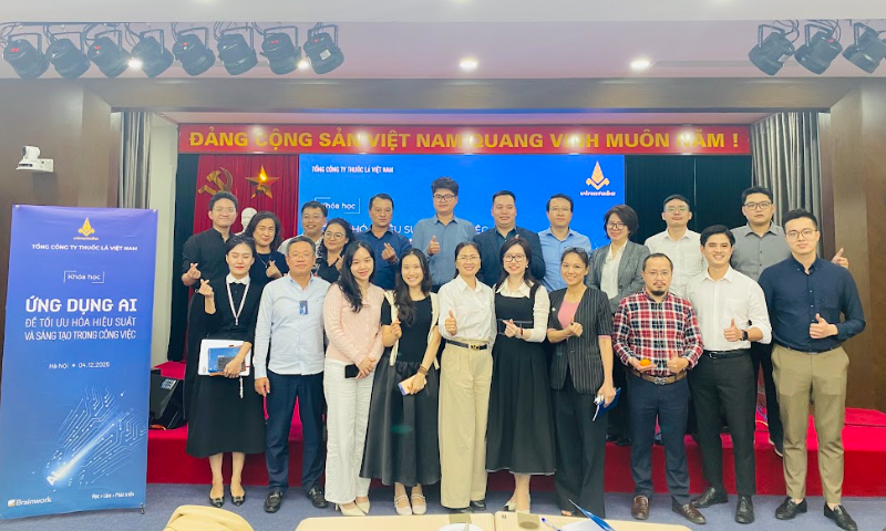 Vinataba tổ chức thành công khoá đào tạo Ứng dụng AI